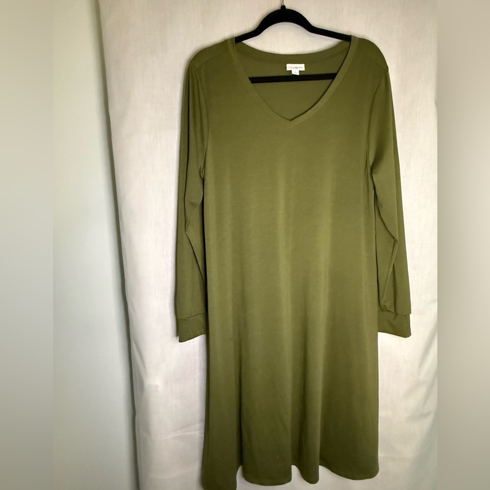 LuLaRoe Sage Green Emily Dress